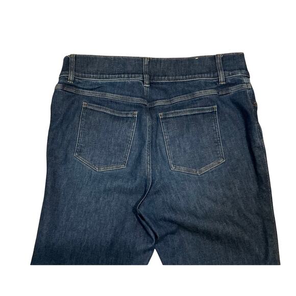 SPANX Flare Jeans =  Dark Wash Shaping High Rise Pull-On SZ 1xT SZ 14 - Picture 3 of 7